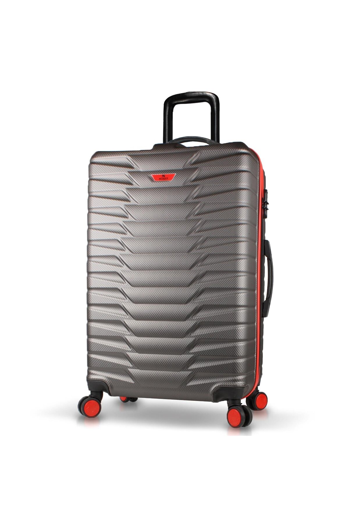 Croc Abs Oversized Anthracite Suitcase