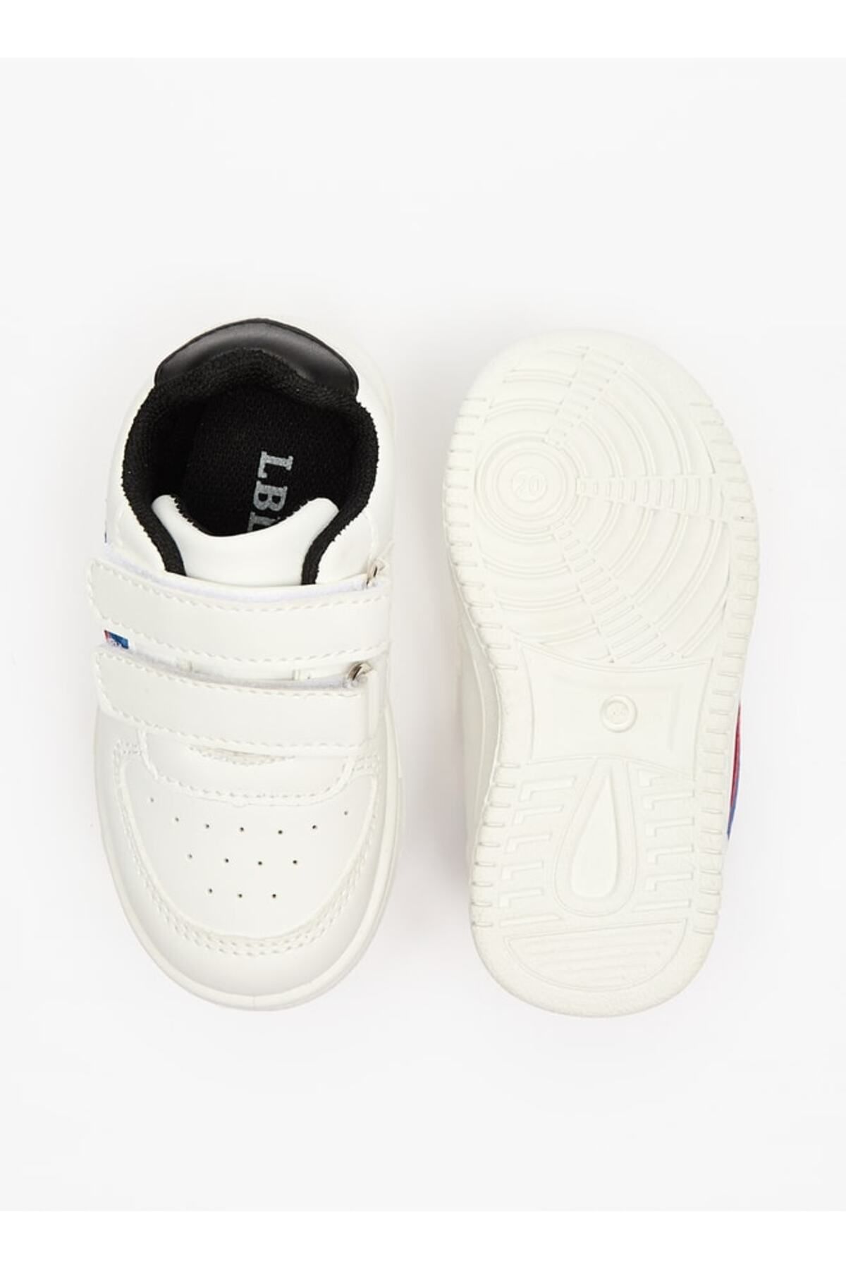 LBL by Shoexpress-Panelled Sneakers with Hook and Loop Closure 4