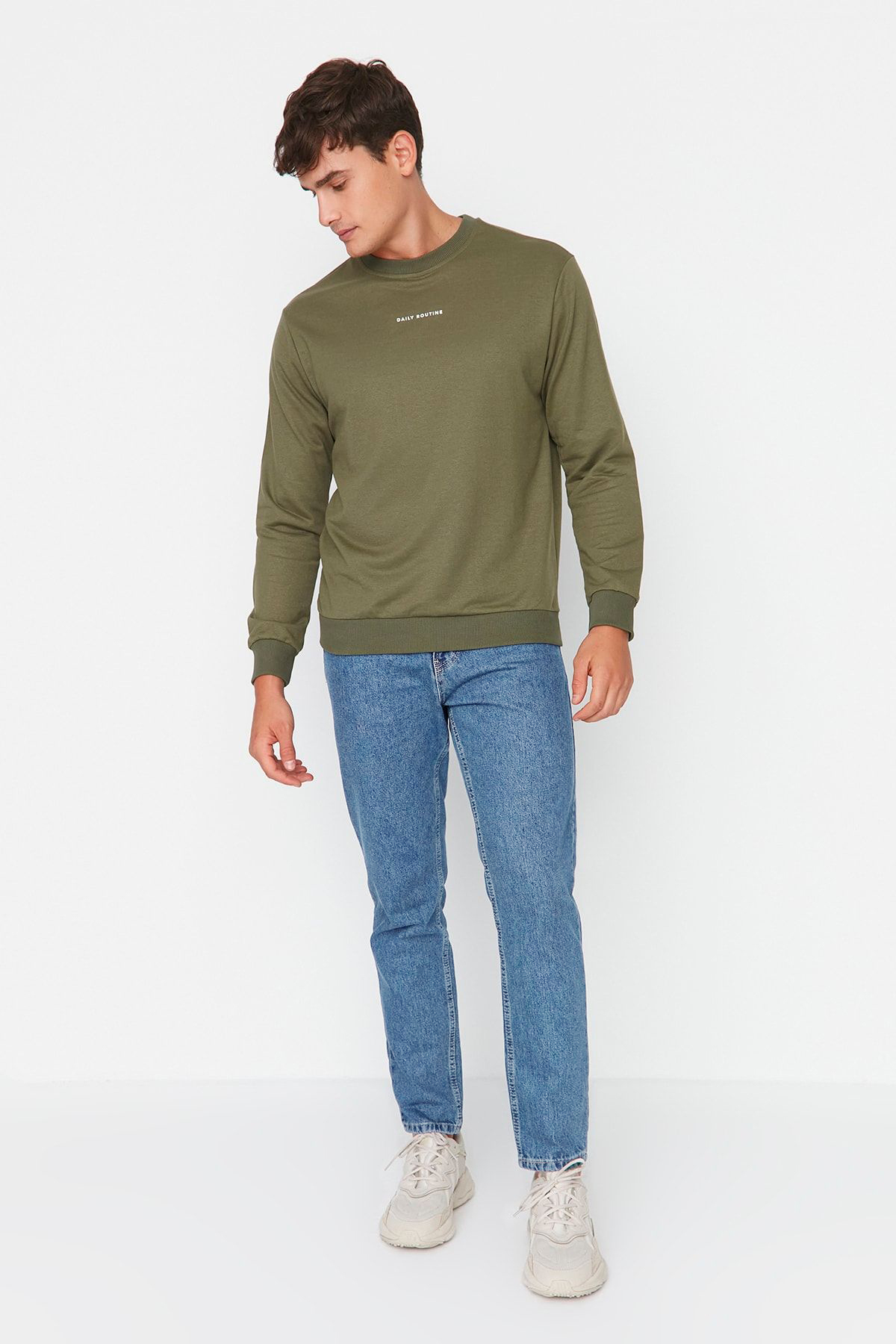 Trendyol Collection Niebieskie jeansy typu boyfriend Relax Fit - 100% bawełny Tmnaw23Je00043