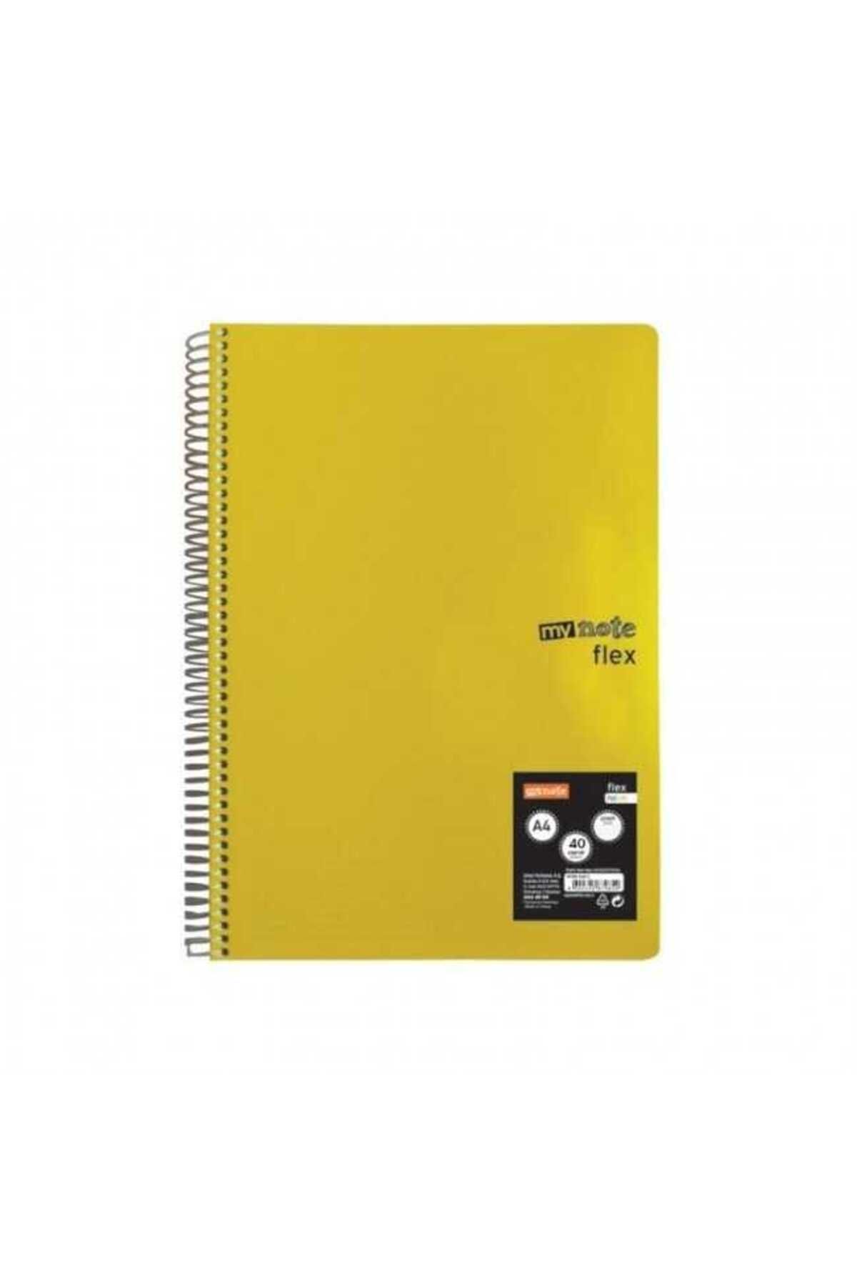 Mynote-Flex A4 140 Sheets Checked Spiral Plastic Cover Notebook 7