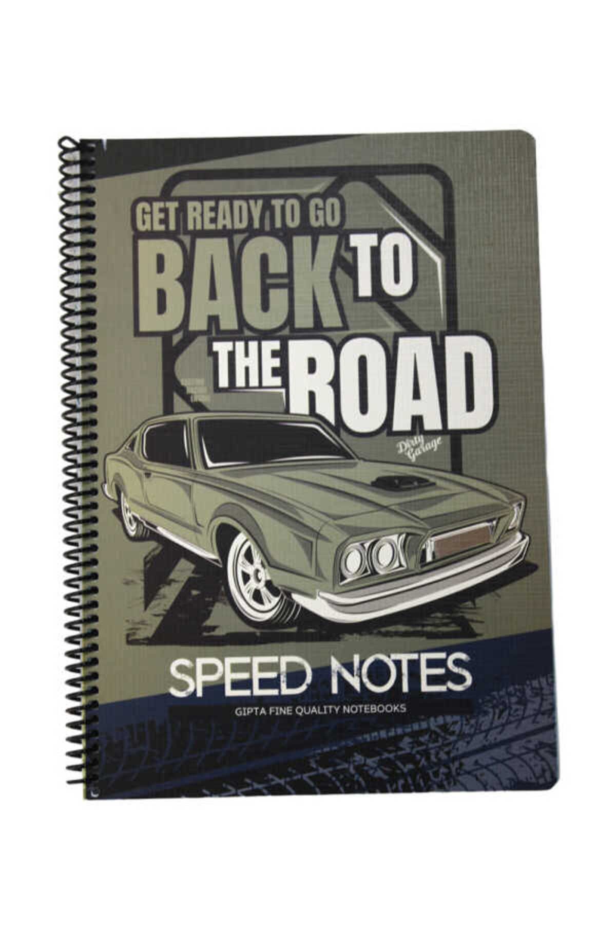 Gıpta-A4 80 Sheets Checked Speed Notes Paper Cover Spiral Notebook 3