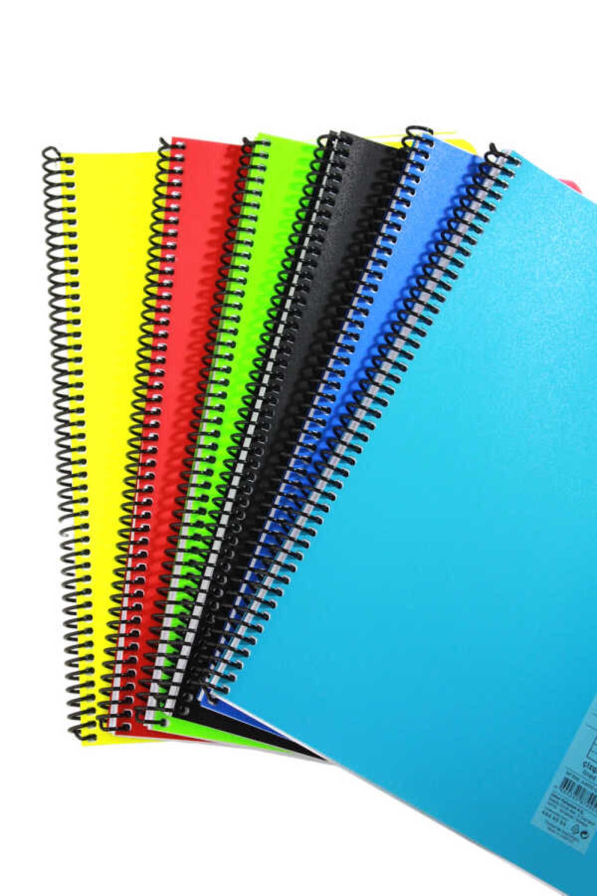 Mynote-Flex A4 100 Sheets Lined Spiral Plastic Neon Cover Notebook 3