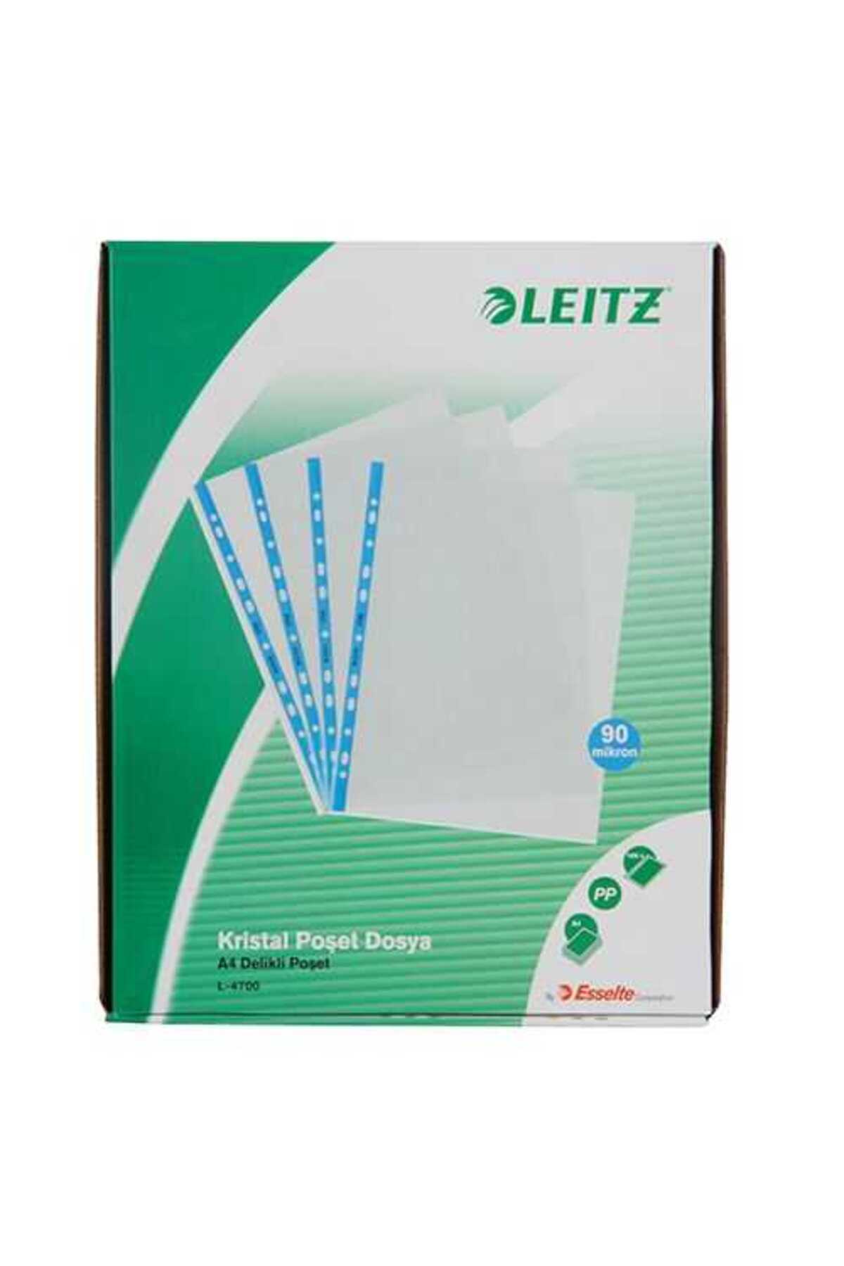 Leitz A4 Kristal Poşet Dosya 100lü Paket 4700