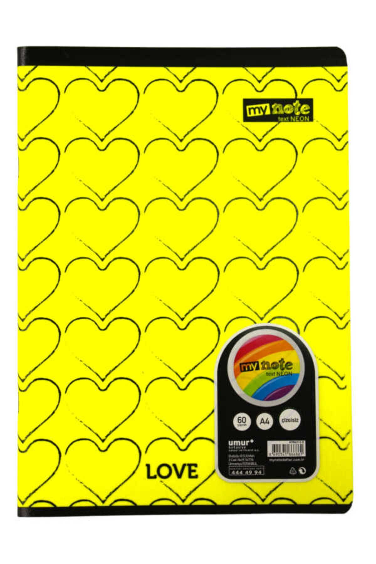 Mynote-Text A4 60 Sheets Unlined Plastic Cover Notebook 1