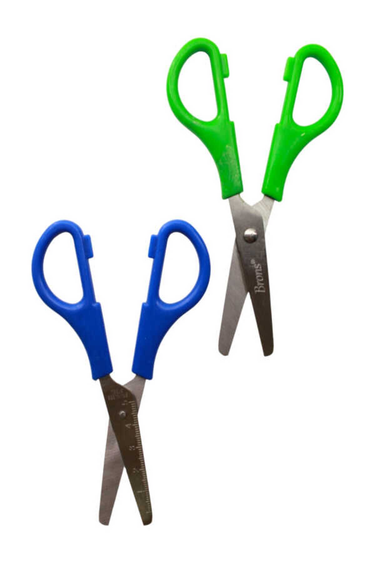 Brons-Student Scissors with Ruler Br-699 3