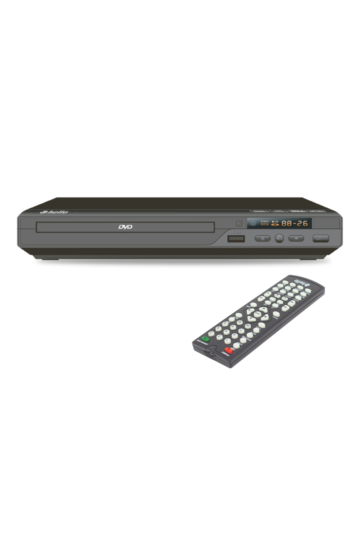 Findit HELLO HL5483 USBHDMI DVD/DIVX KUMANDALI HD DVD PLAYER (2818