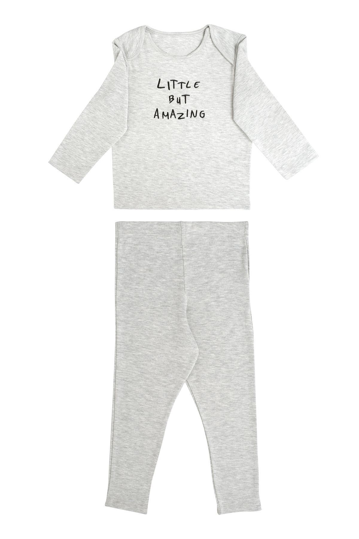 Kyron-Printed Long Sleeve Pajama Set for Baby Boy 1