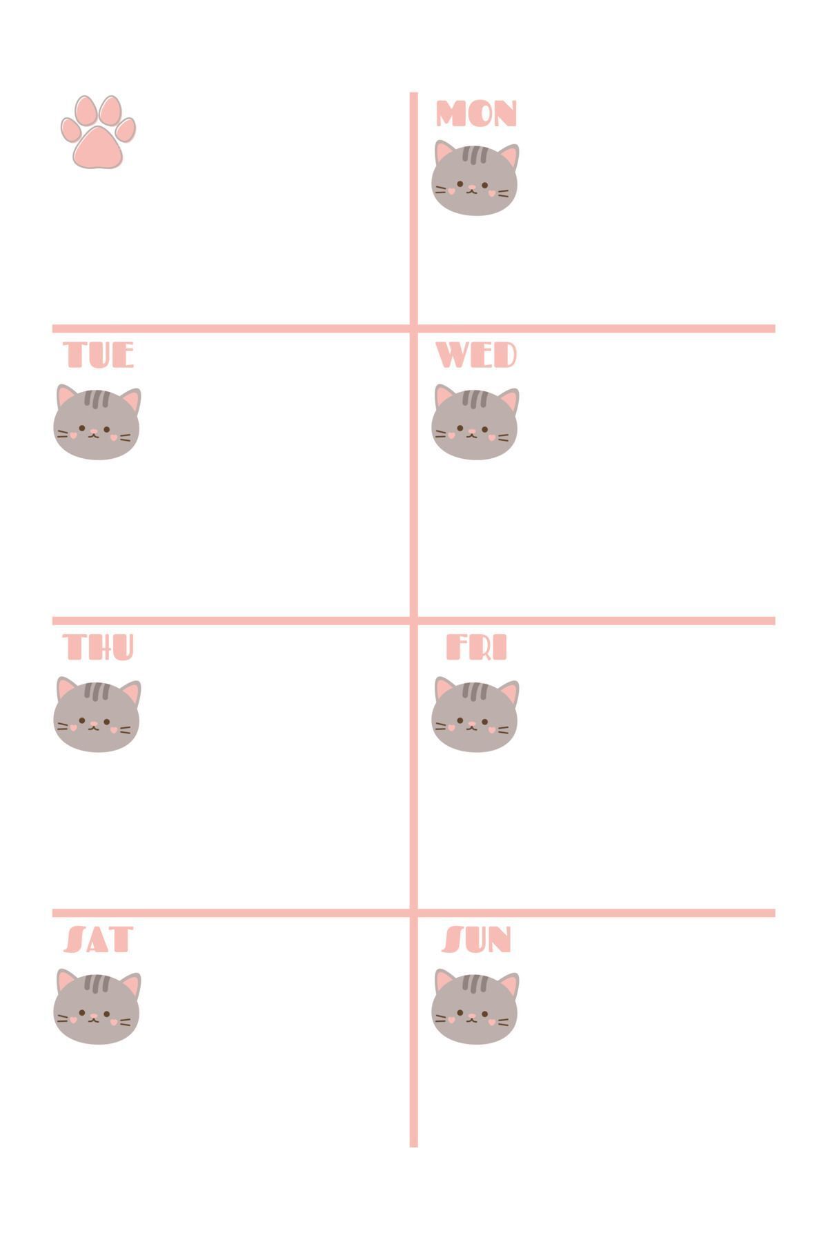 Pine Note-Cute Animal Pattern Checkered Notepad/Memopad/Planner/To Do List/Notebook/A6 6