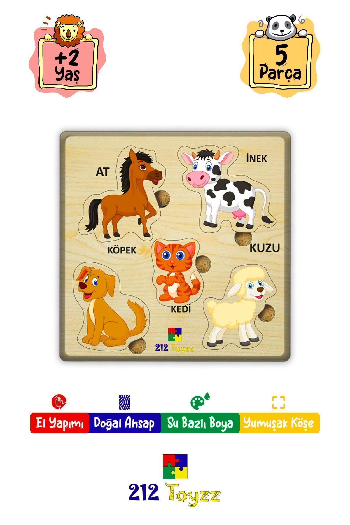 212toyzz 5 Adet Oyuncak Taşıtlar, Rakamlar,meyveler, Geometrik Şekil- Orman Hayvan 212 Toyzz fotoğrafı 3 (önizleme)