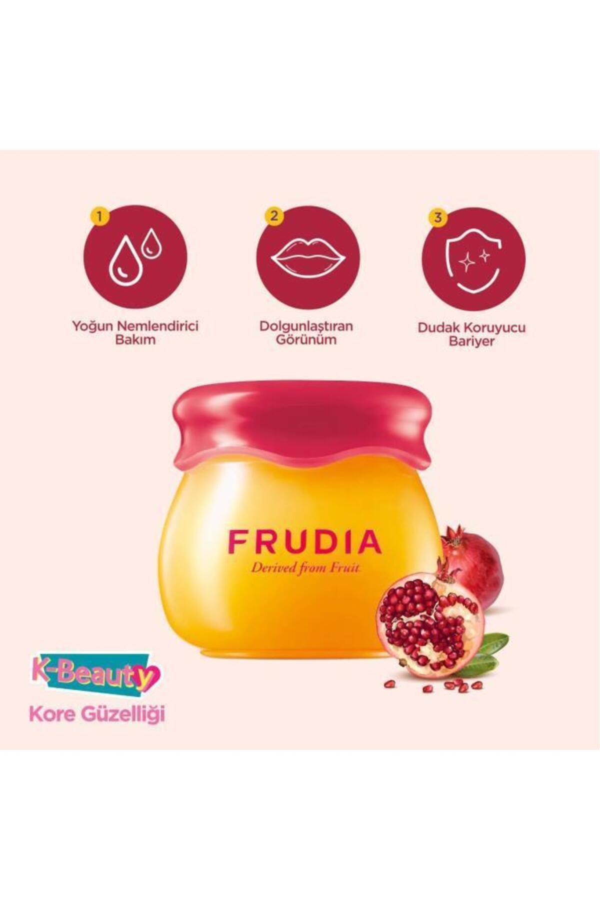 بالم لب مرطوب کننده انار + کرم ضد آفتاب مرطوب کننده UV Shield 50 گرم Frudia