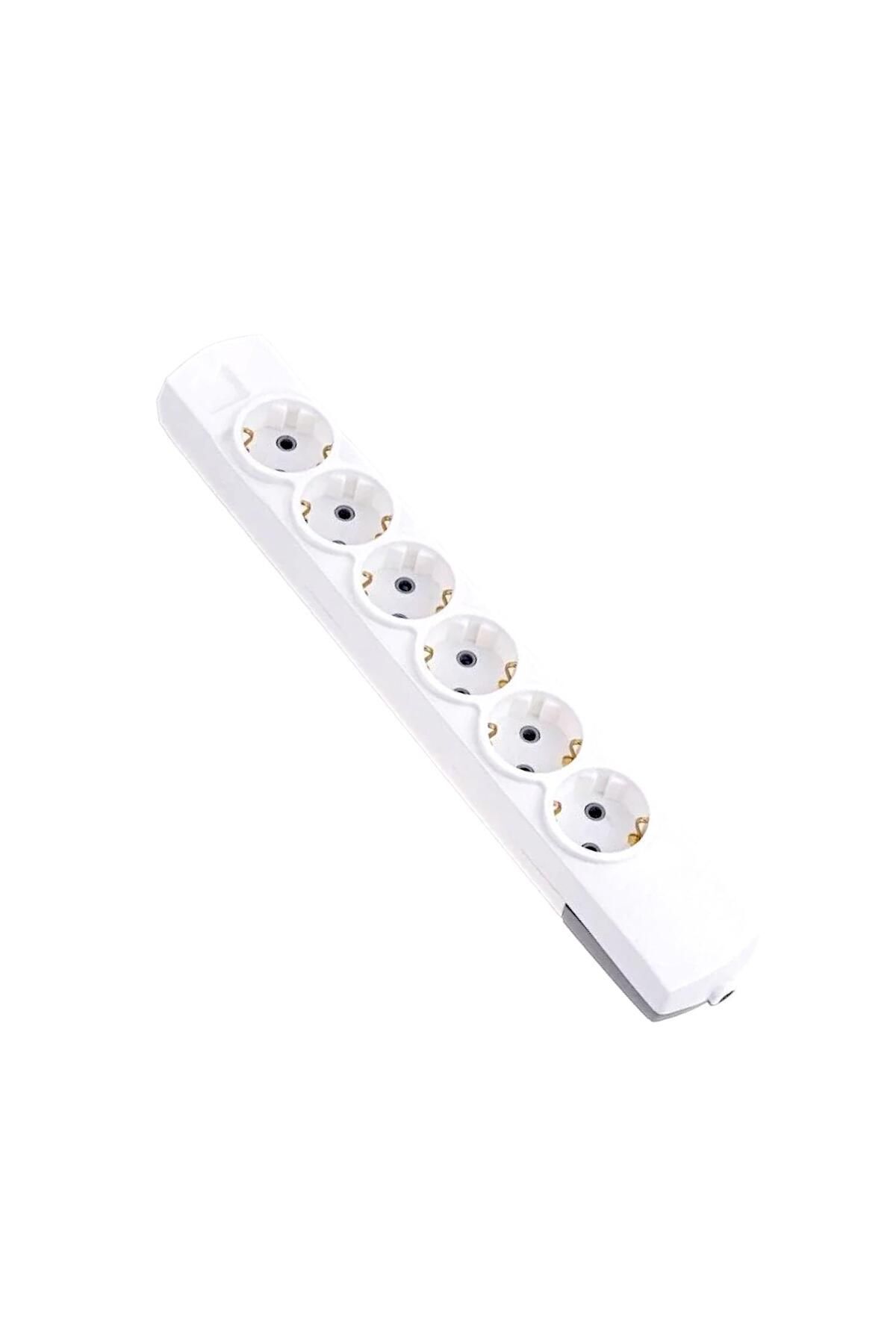 Badem10-Group of 6 - Wireless, Terminal Socket Plug and Grounded Multiple Multiplier Six Hanging 3