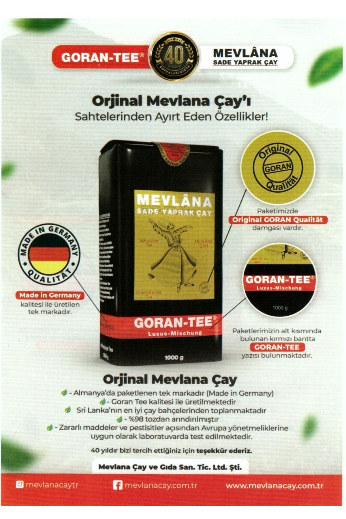 MEVLANA TEA-Tea Goran Tee – Mevlana Tea 500g 2