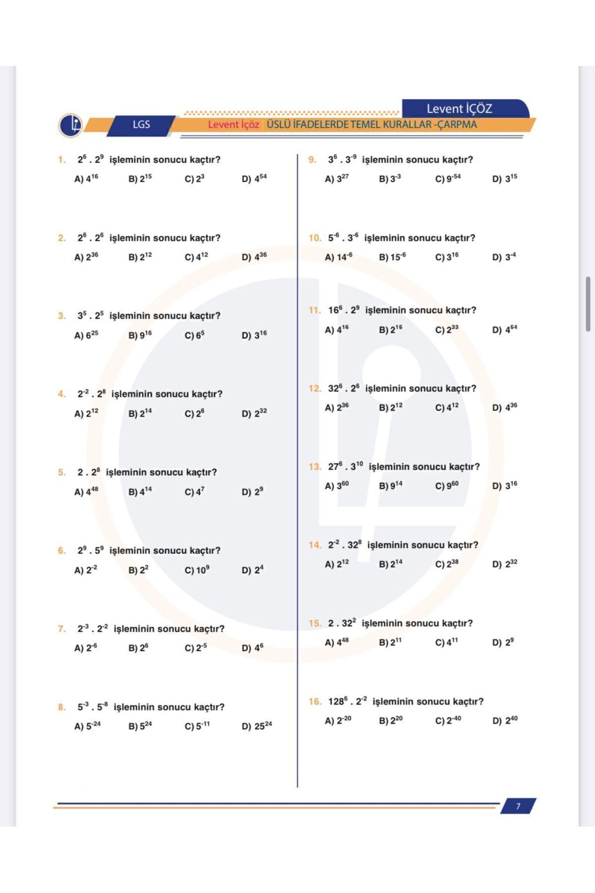 Lgs Matematik-lgs En En En Başlangıç Seti 4 Lü Set