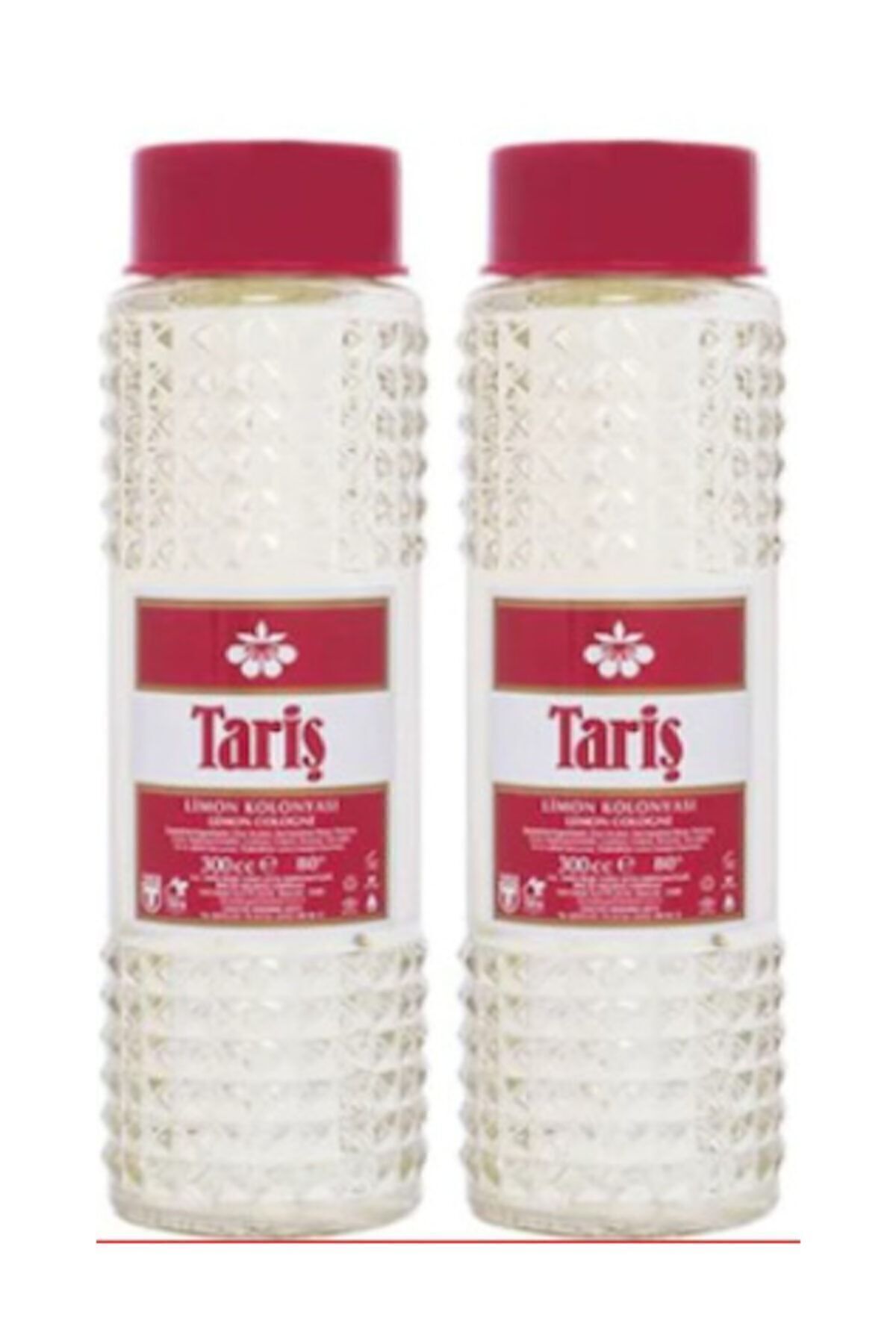 لیمو ادکلن شیشه ای 80 درجه 300 سی سی / بسته فرصت 2 عددی Tariş