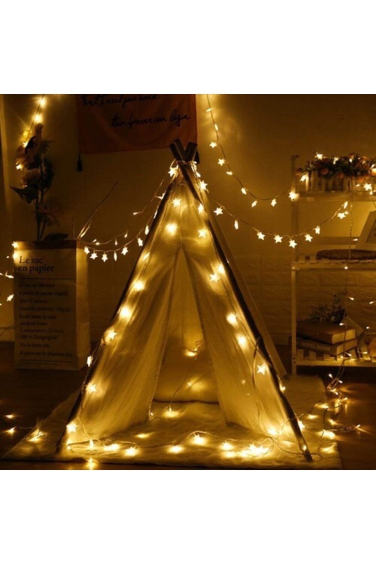 HbTech-5 mt 20 Star Decorative LED Decorative Light with LED Plug 1