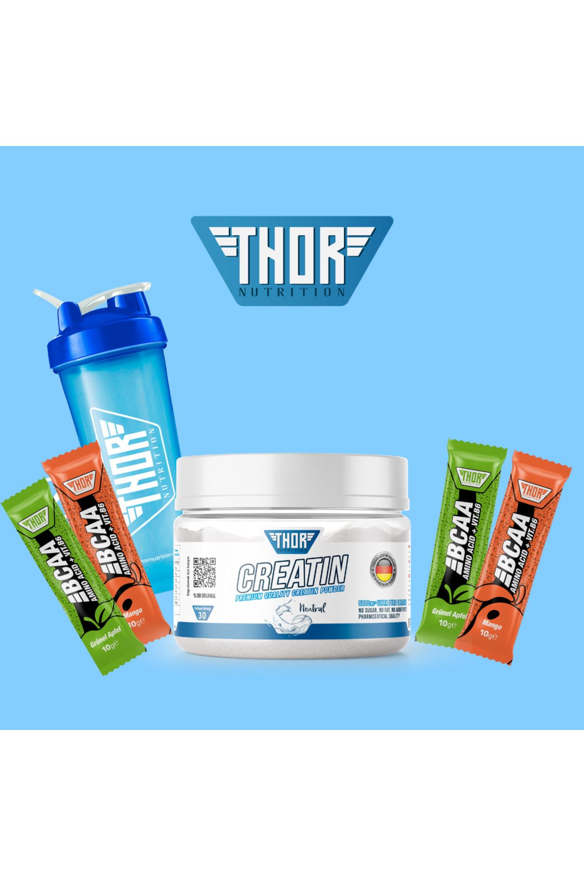 THOR NUTRITION Ultrapure Creatıne 150gr. 30 Servis (FORMULATED İN GERMANY)