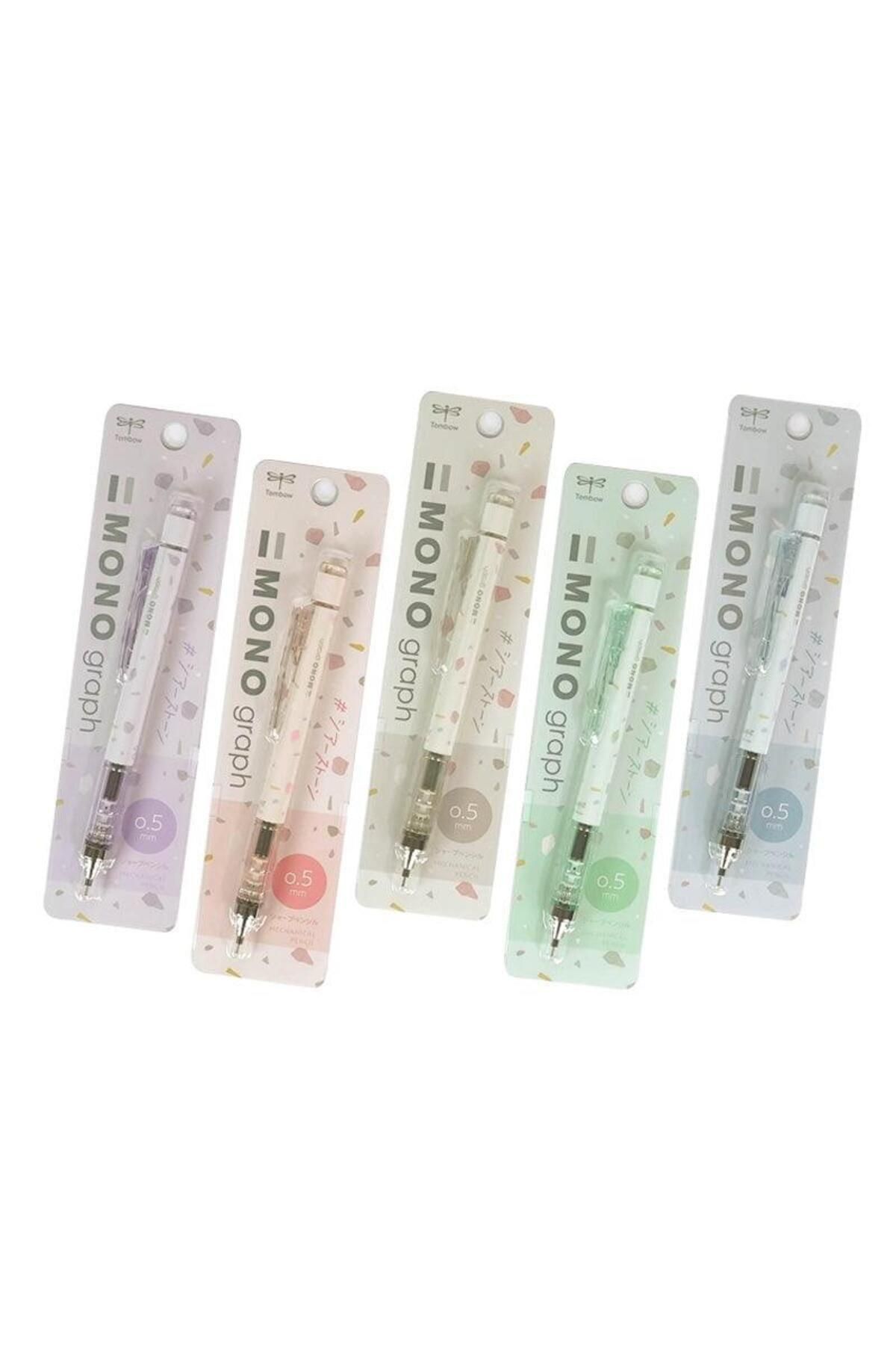 Tombow-0.5Mm Pink Monograph Terrazzo Versatil Pen 3