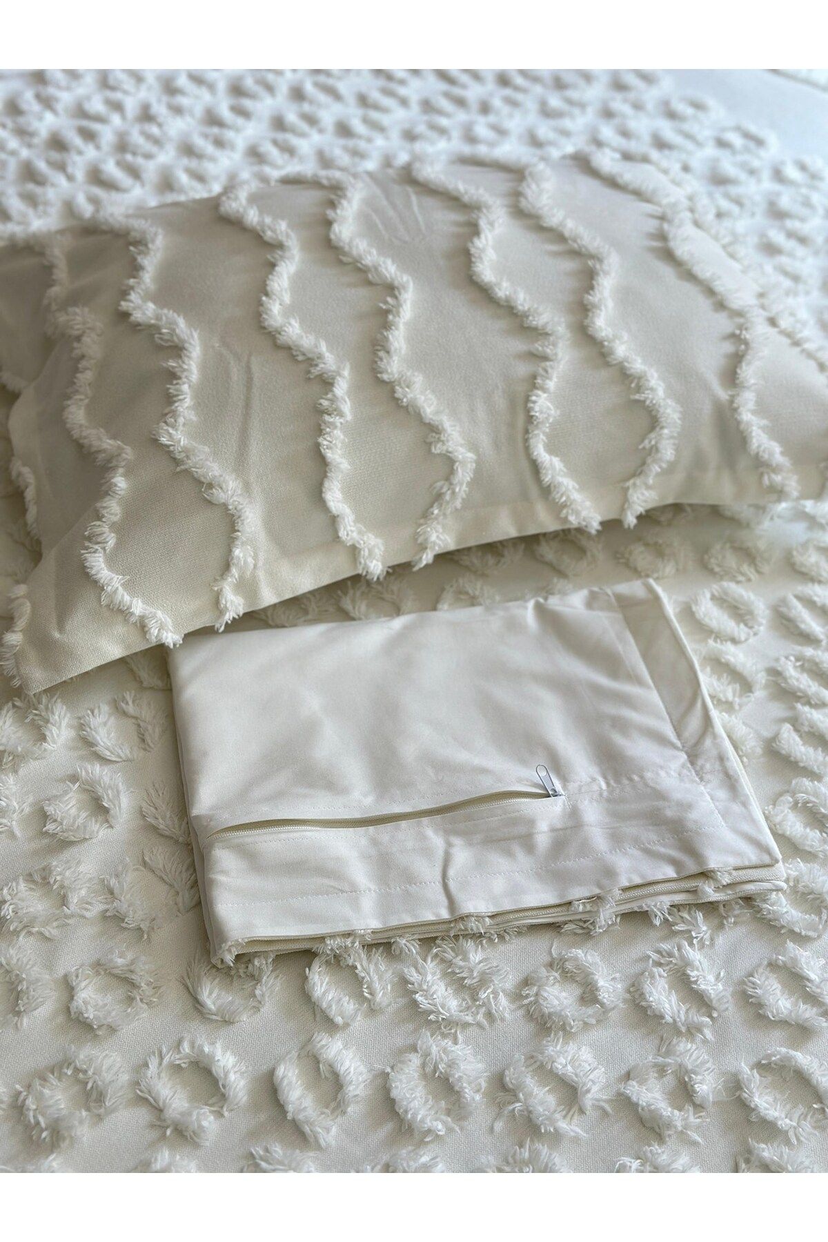 Tly Home Textiles-Ecru Palace Model 2 Bedspread 5