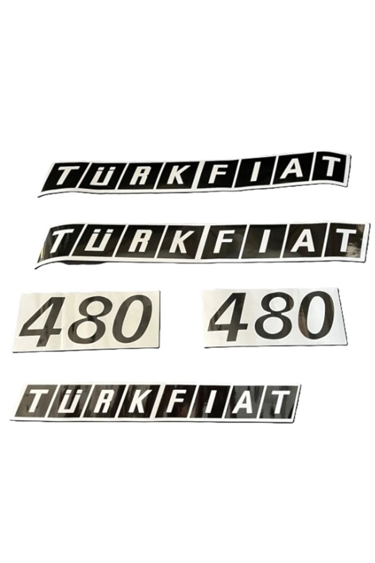 Yerli Fiat 480 Traktör Yan Yazı Takımı