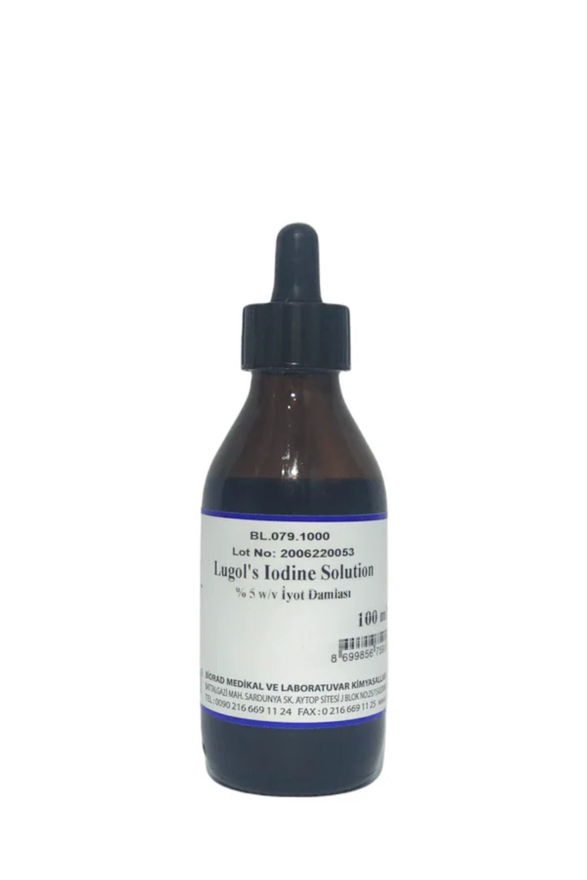 BİORAD-100 Ml Lugol Solution - 5% Iodine and 10% Potassium Iodide 2