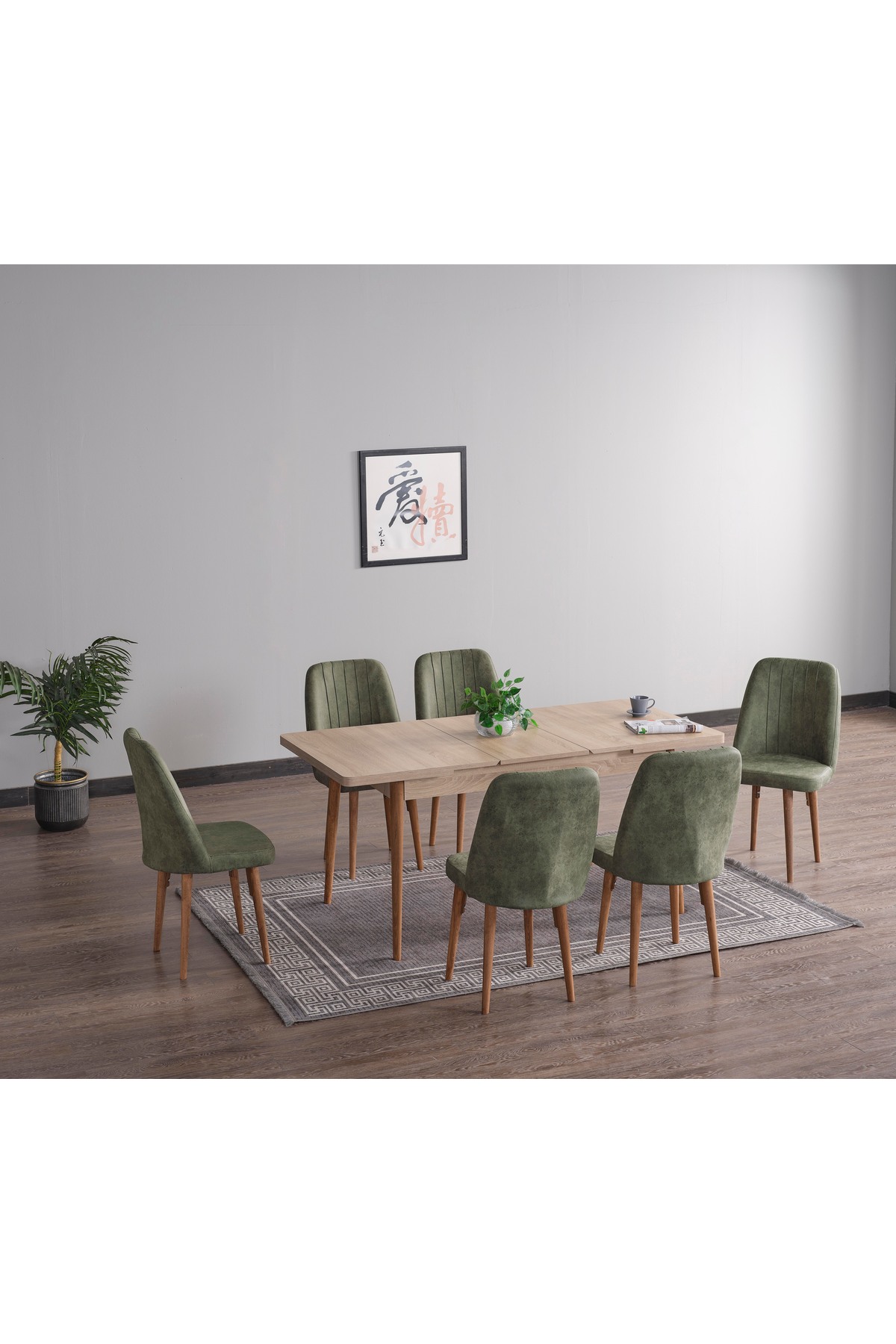 MOD10 BESTE AÇILIR 6 KİŞİLİK MUTFAK VE SALON MASASI TAKIMI Fiyatı ...