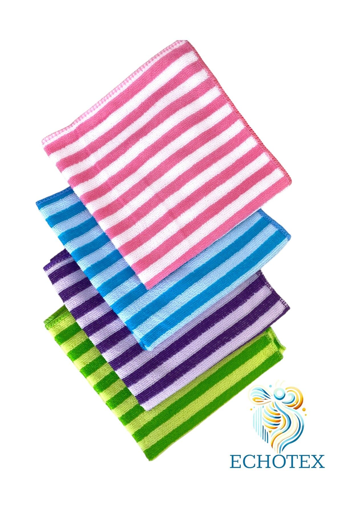 4 Lü   40x40 Mikrofiber Mutfak ve Genel Temizlik Bezi Süper Emici