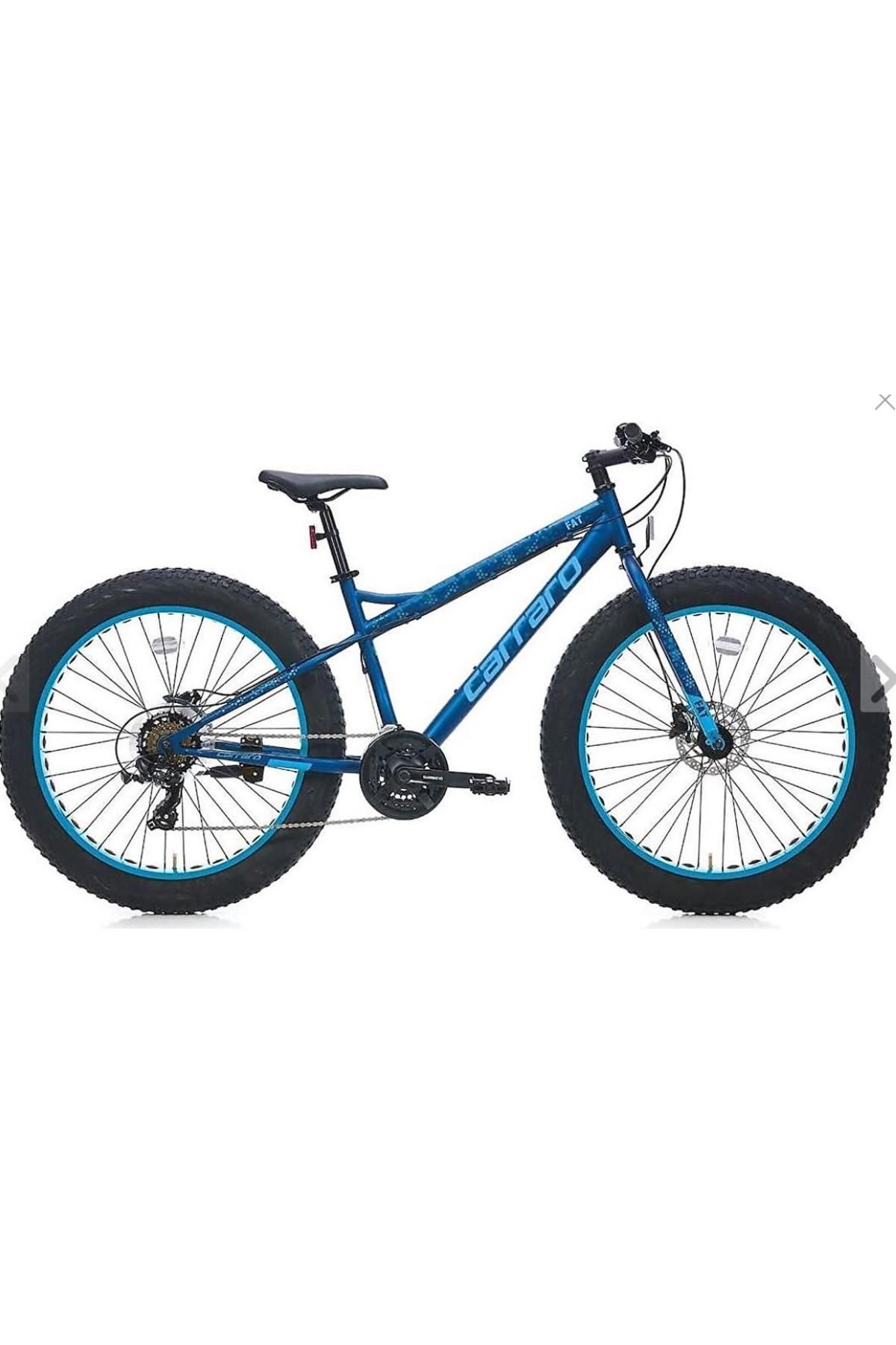 Carraro 26 CARRARO FAT BIKE 432H 21 V HD MAT KOYU MAVI ACIK MAVI R1 Kad n Spor Outdoor