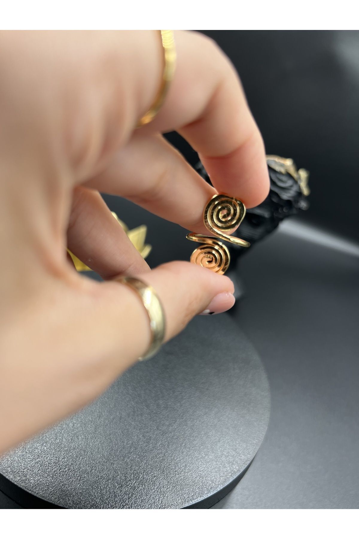 Saadet Yüksel Takı-ring with infinite symbol 3
