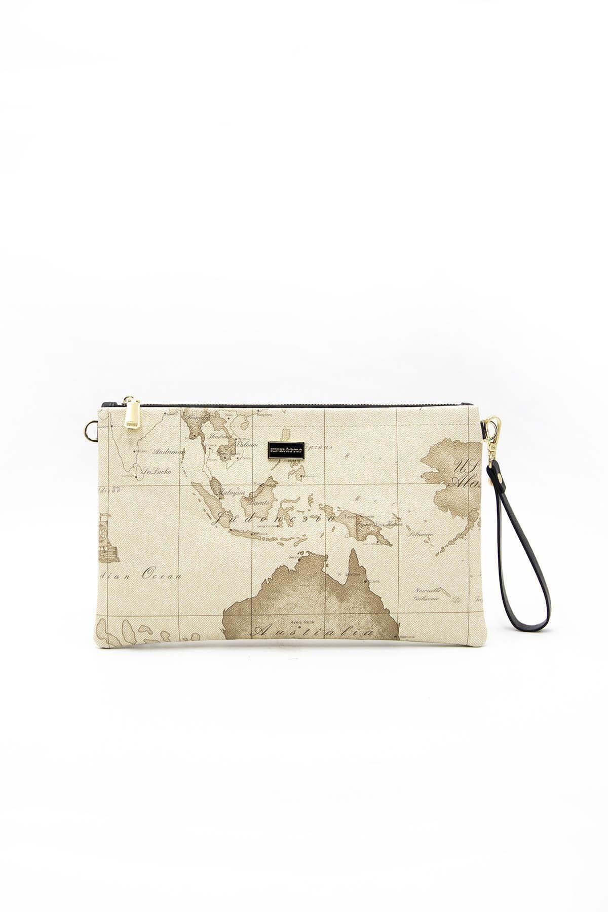 Dark Beige - A.Taba SP1034 Women's Portfolio & Clutch