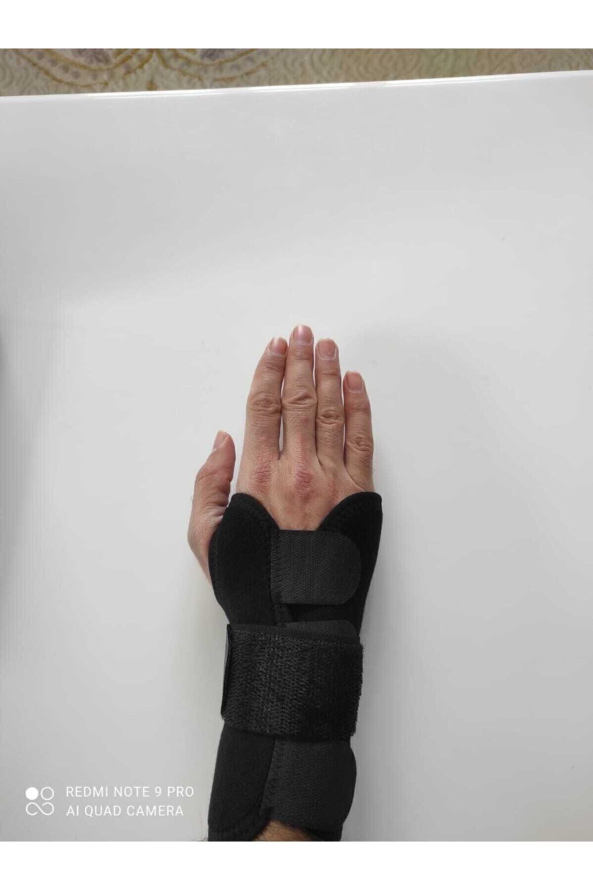 GCL-Hand Wrist Splint Neoprene Fabric Metal Support Static Hand Wrist Splint Fits for Right and Left Arm 2