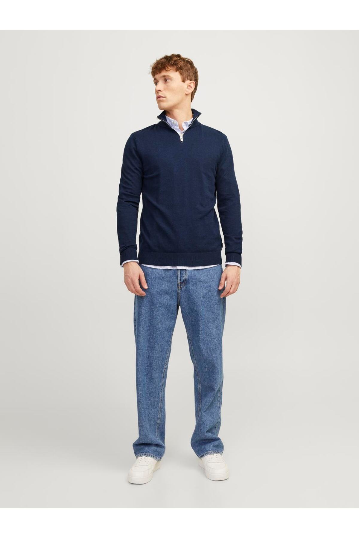 پلیور مردانه راسته آستین بلند | جک اند جونز Jack & Jones TYCCB8A71EADCD3407 - تصویر 3