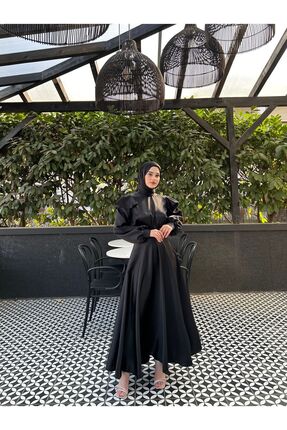 By Atelier CİNDY SİYAH TESETTÜR ABİYE