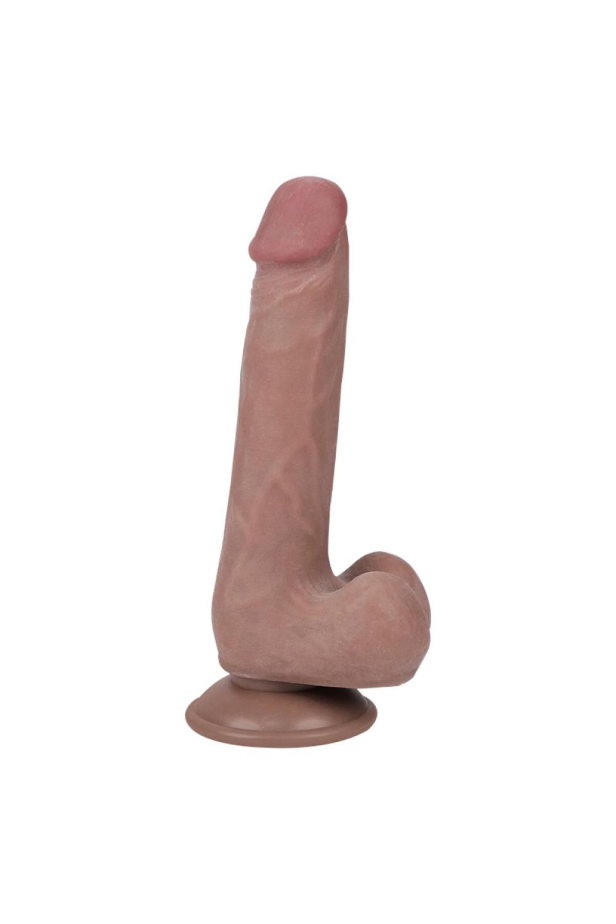 Damarlı Derili ve Kıkırdaklı Bükülebilir Penis Ultra Gerçekçi Çift Katmanlı 6