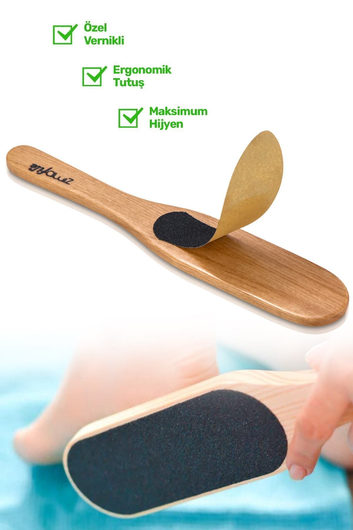 Zimpfile-Wooden Foot File + 20 Spare Files 3