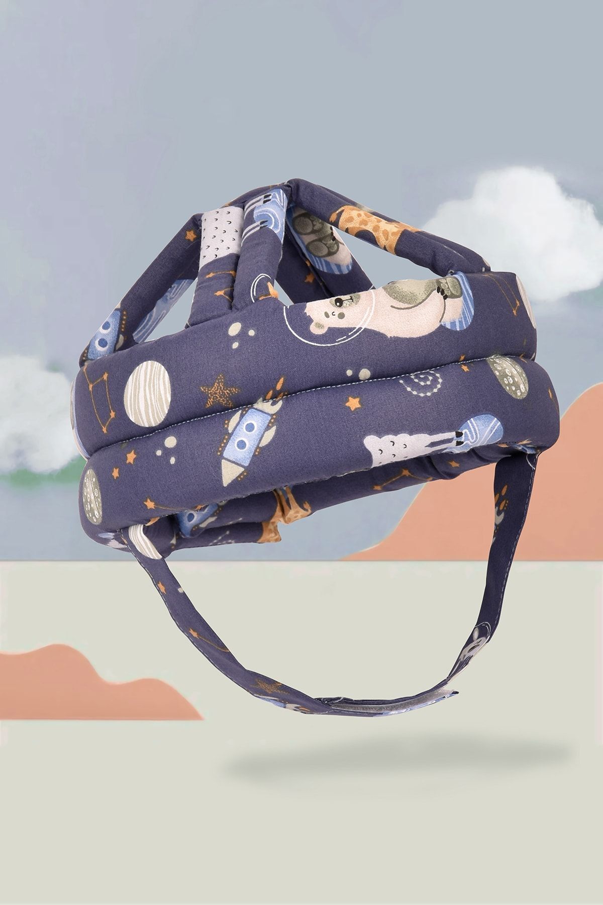 TOKKO Ayarlanabilir Bebek Çocuk Baş Kafa Koruma Güvenlik Kaskı - Bebek Kafa Koruyucu -bebek Emniyet Kaskı