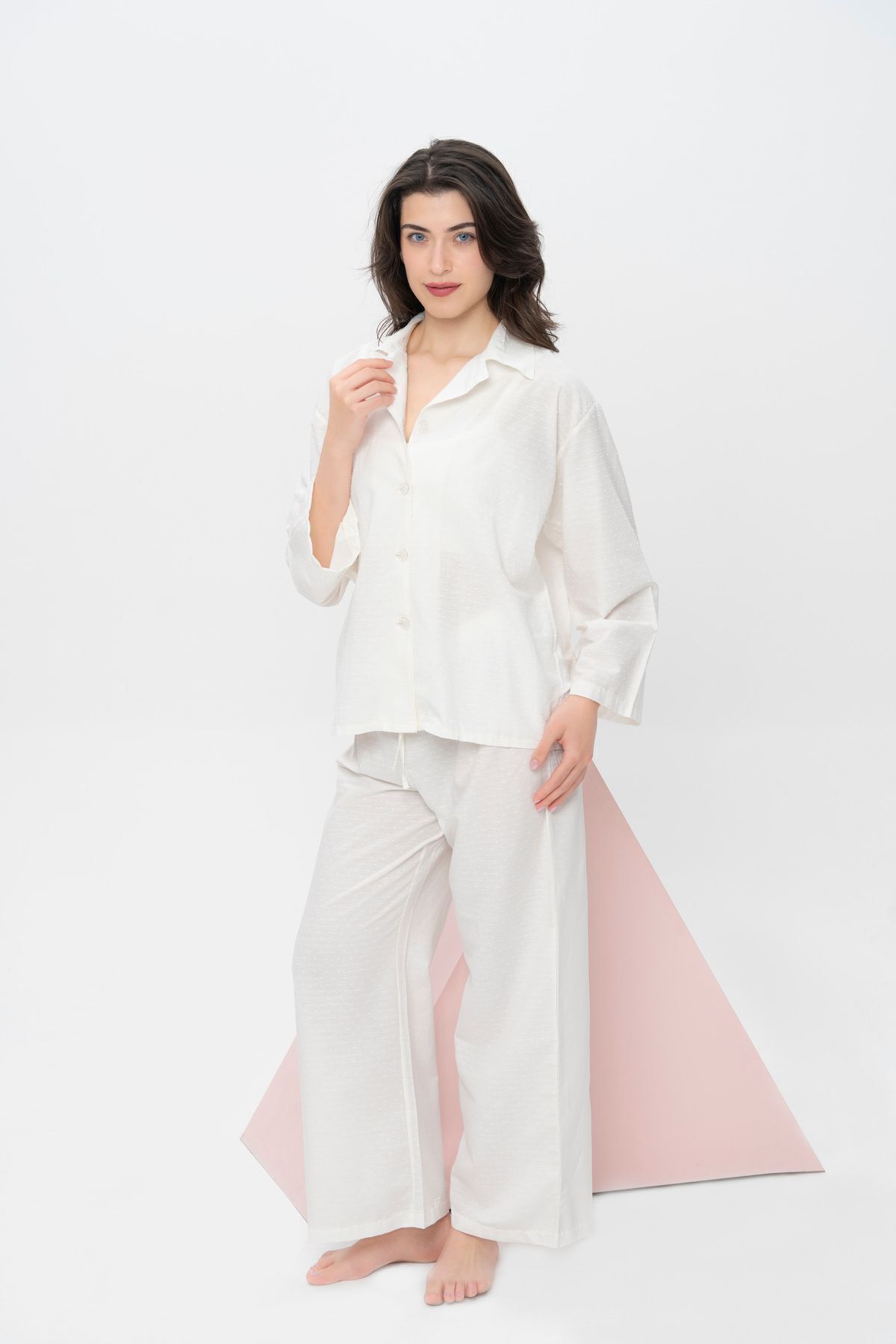 bloum-Long Pearly Suit Set 4