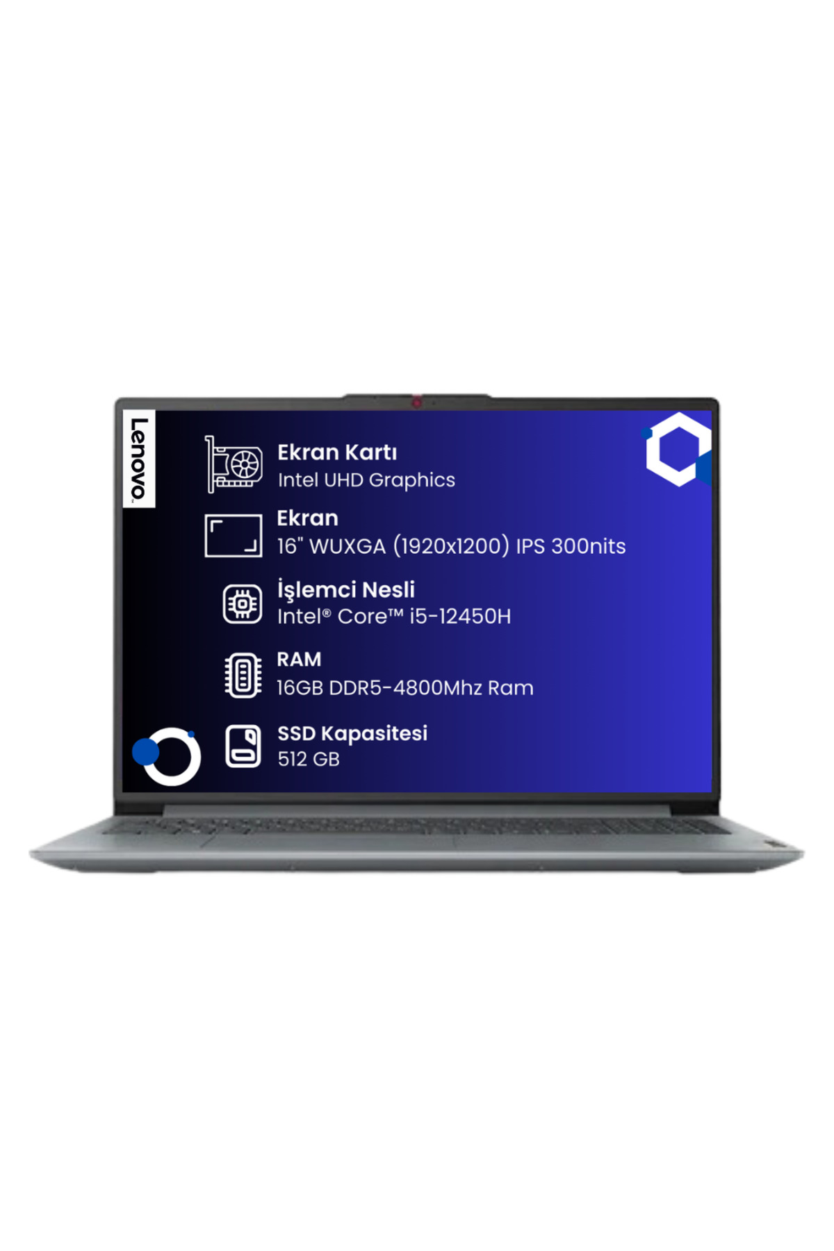 LENOVO IdeaPad Slim 3 16IAH8 Intel Core i5-12450H 16gb 512gb SSD