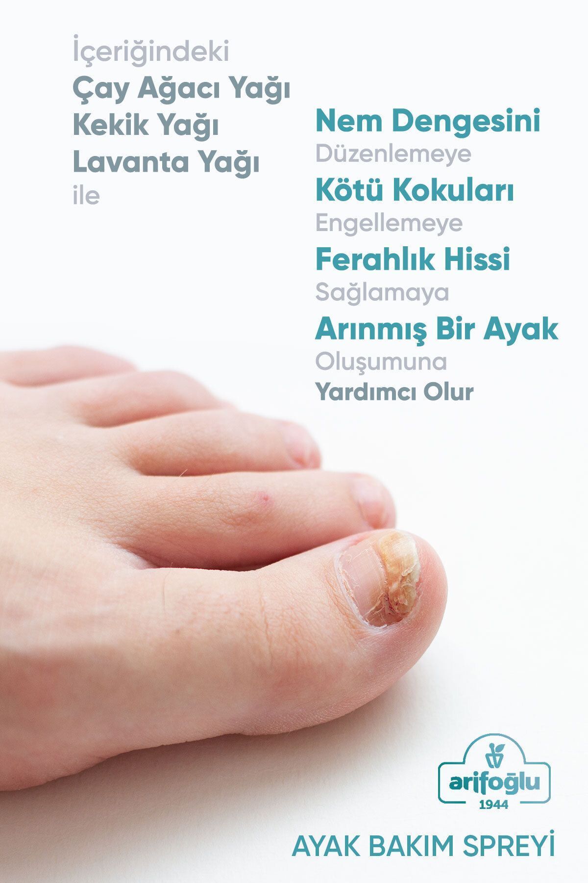 اسپری مراقبت از پا 30 میلی لیتر. Arifoğlu