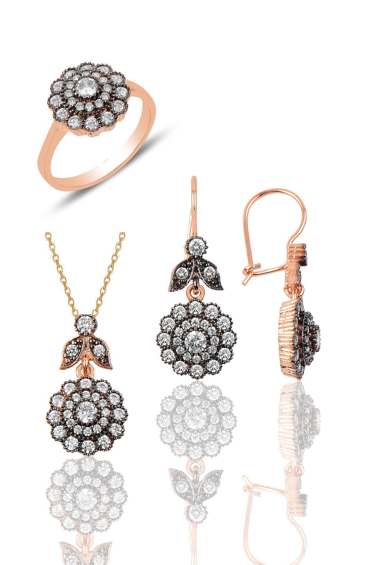 Söğütlü Silver Elmas Modeli Üçlü Set Sgtl504