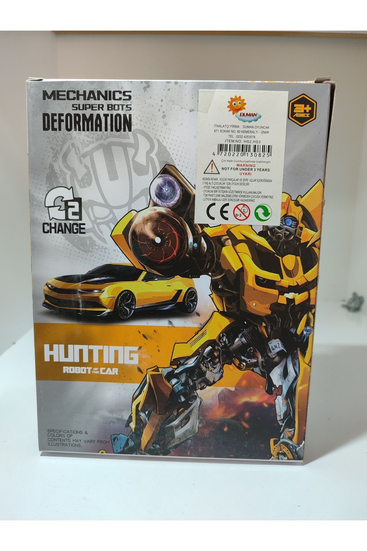 laila toys-Bumblebee Robot - Short Cut Coded Pants 2
