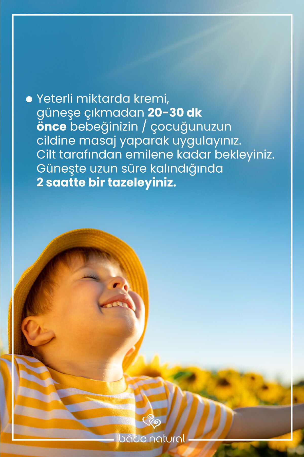 کرم ضد آفتاب کودک دخترانه و پسرانه بچگانه 100 ٪ طبیعی 50 SPF محافظت شده با میل Bade Natural