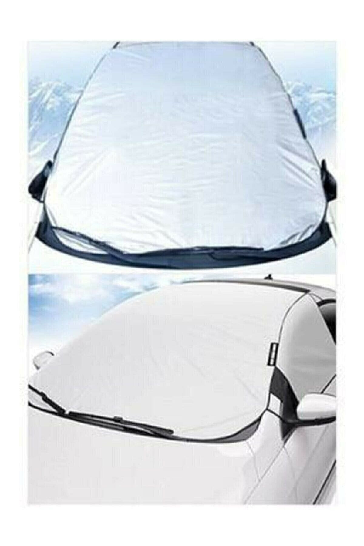 BE ACTİVE Protectie Solara Uv Marca Auto - Semiplan Pentru Geam Fata Si Laterala, Prelata Frontala Cu Protectie Solara - One Size