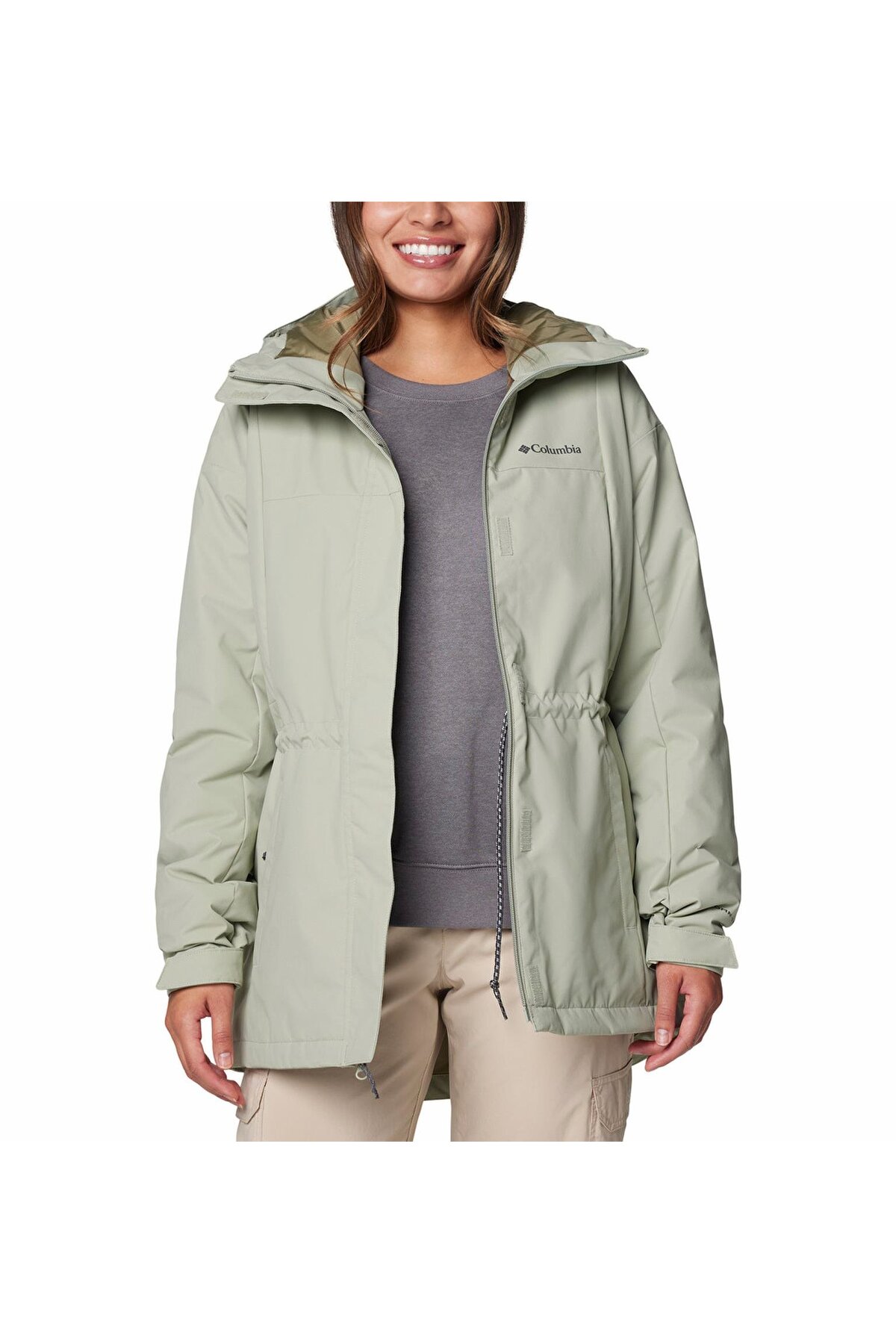 Columbia WL2638_348 Hikebound II Long Insulated Kadın Mont fotoğrafı 4 (önizleme)