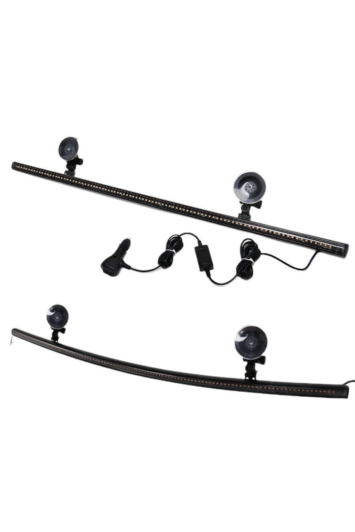 Space Çakar Lamba 12-32v Esnek Model 84cm Vantuzlu Çakarlı Mavi