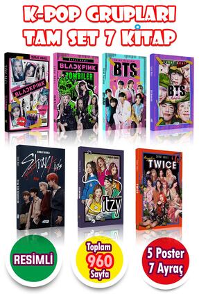 Harika Kitap En Güzel K-POP Grupları Seti - 7 Kitap - BlackPink - Bts - İtzy ...