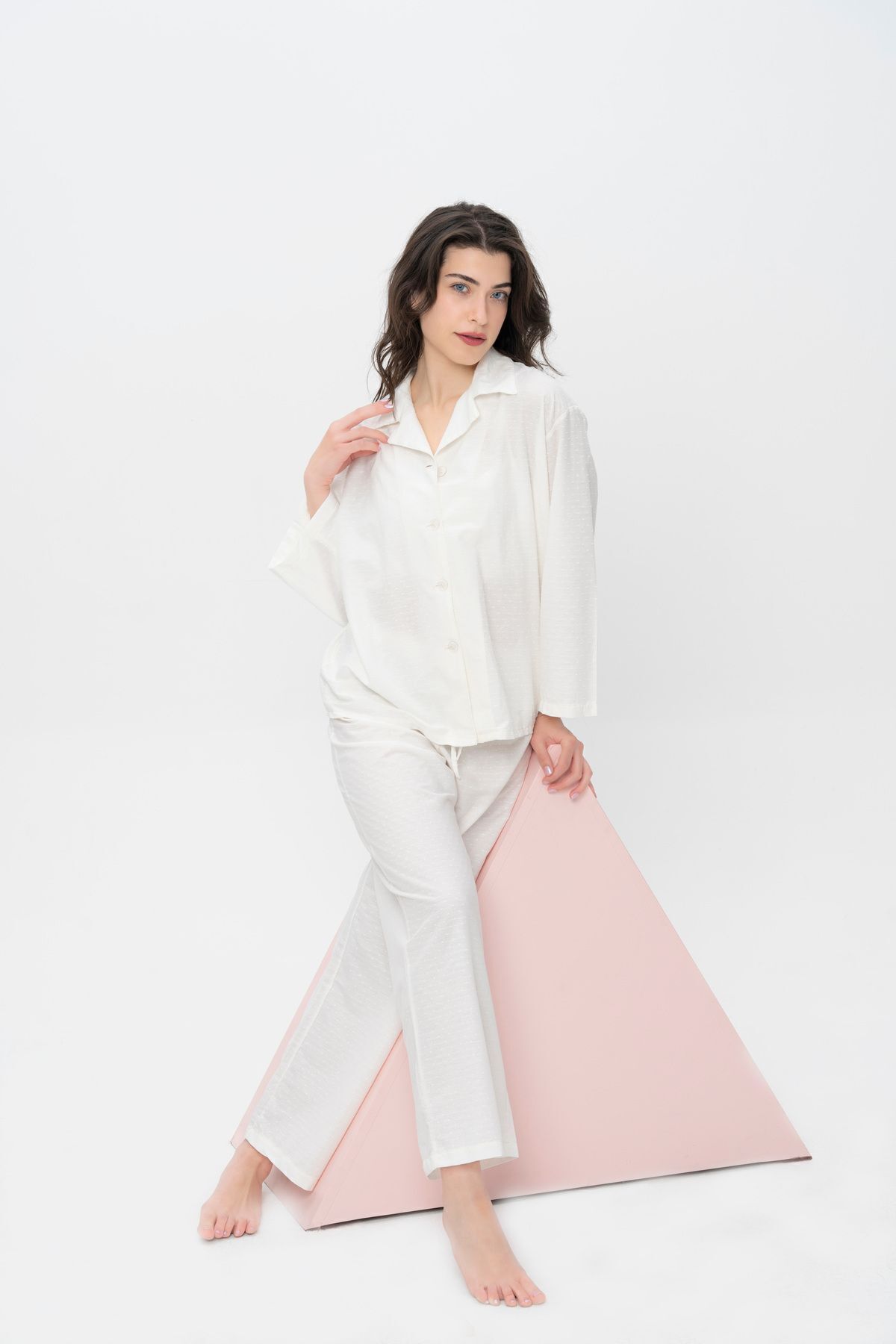 bloum-Long Pearly Suit Set 1