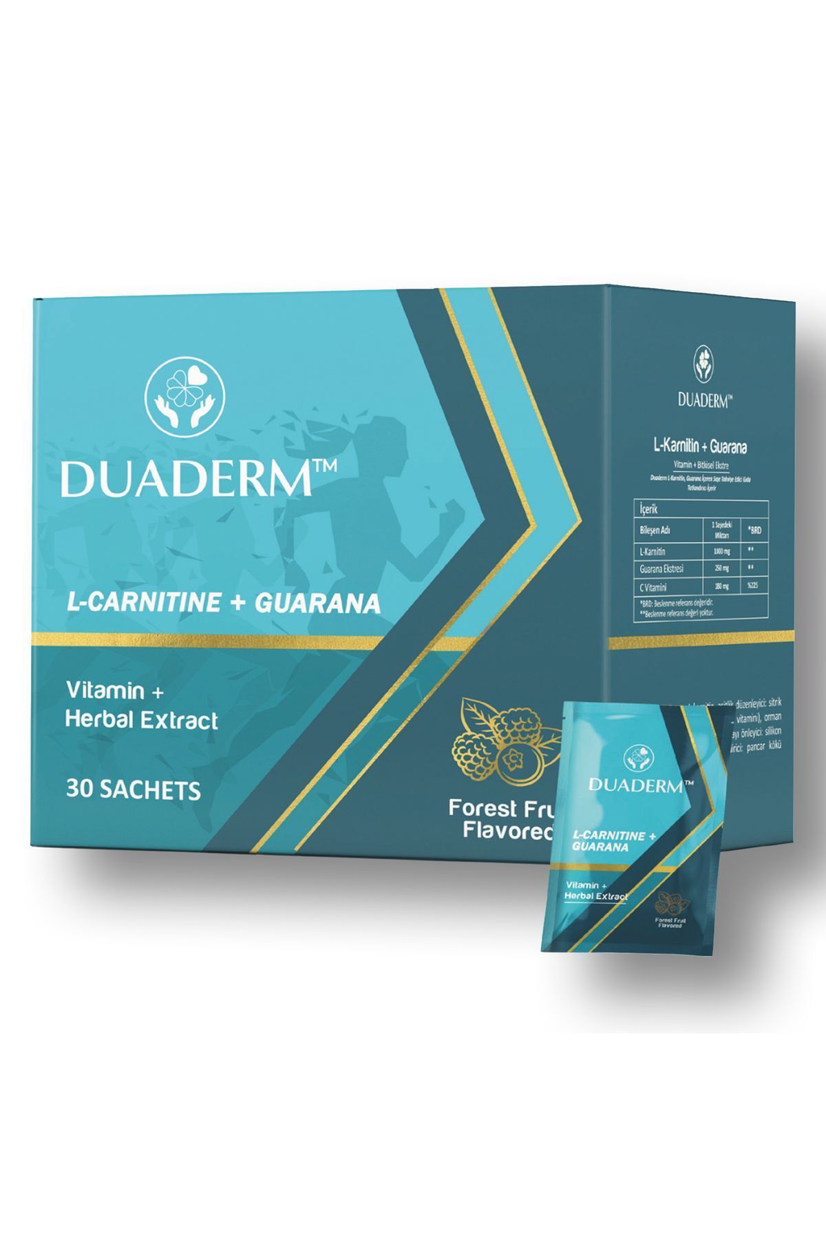 Duaderm L-Karnitin + Guarana 30 Adet