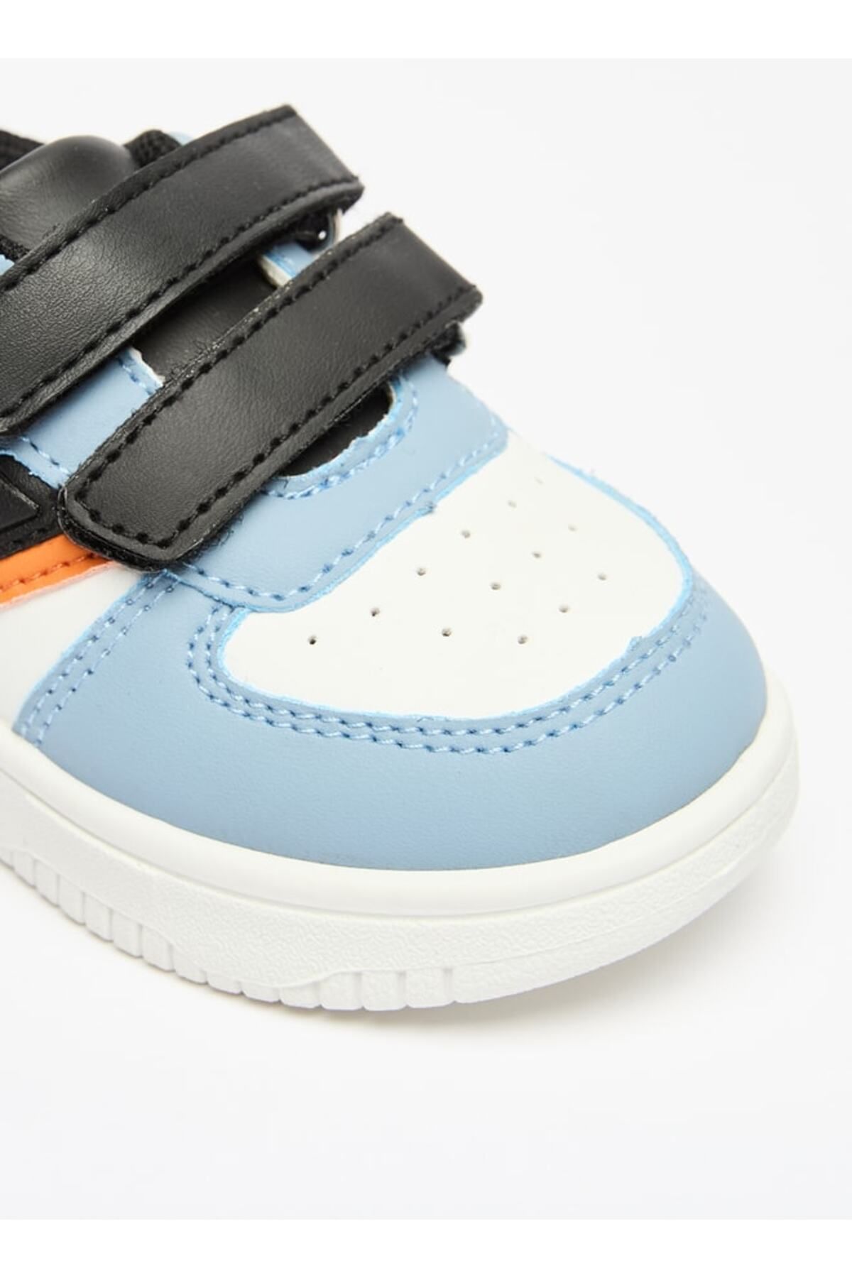 LBL by Shoexpress-Panelled Sneakers with Hook and Loop Closure 5