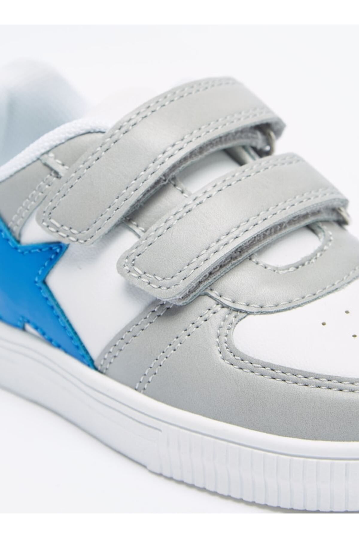 LBL by Shoexpress-Star Applique Sneakers with Hook and Loop Closure 5