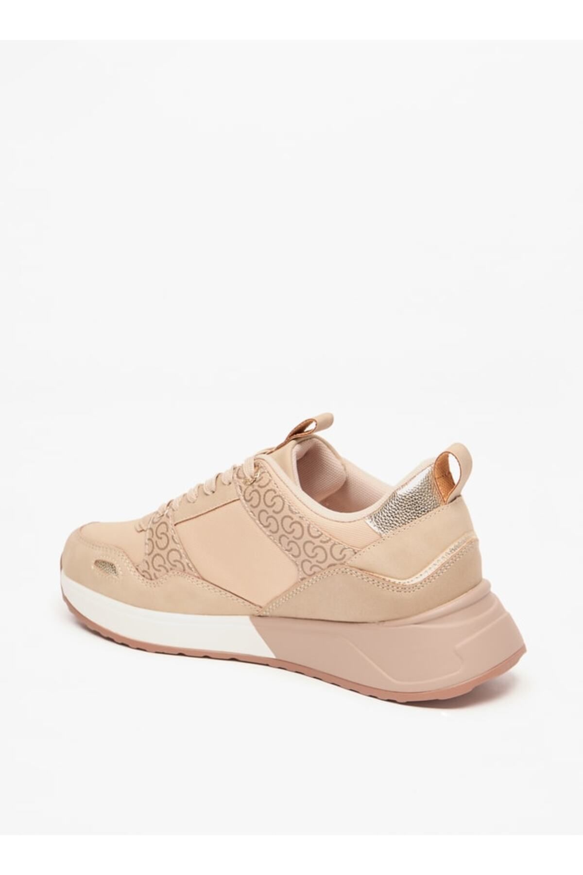 Celeste-Women's Monogram Print Sneakers with Lace-Up Closure 2